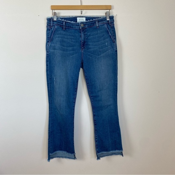 McGuire Malone 15C Frayed Step Hem Denim Jeans - Picture 1 of 8